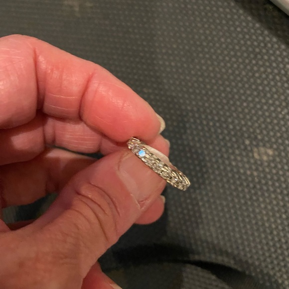 Size 4.5 diamond eternity band! - Picture 2 of 3